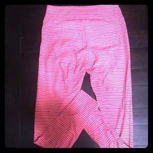 LuLaRoe Pink Striped Leggings